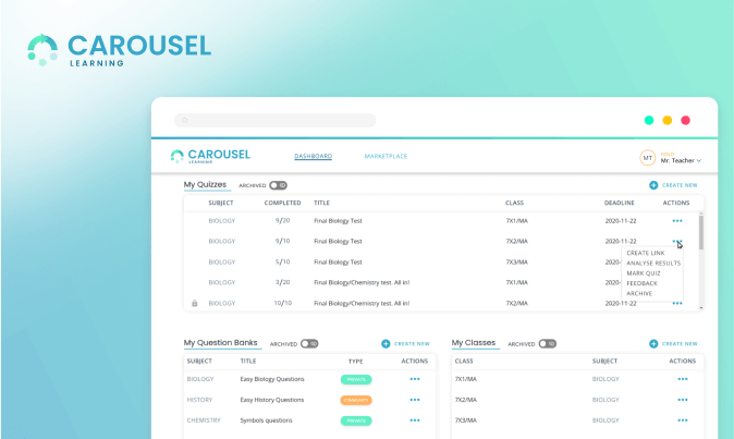 Carousel Learning